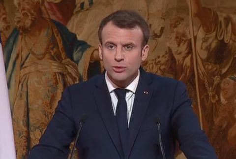 Macron Voeux presse 2018