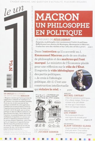 Macron philosophe le 1